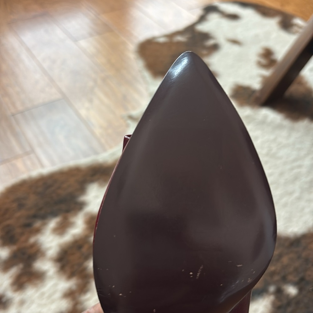 COACH - Red patent leather bow tie pump. Made in Italy - Picture 6 of 6